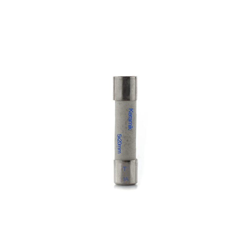 Pack of 10 Ceramic Fuses 1A Slow 5 x 20