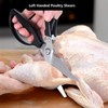 Left Handed Poultry Shears Kitchen Scissors, Lefty Kitchen Tools for