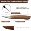 TEKCHIC Wood Carving Knife for Beginners - Whittling Knife with