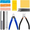 Waltool 15Pcs Gundam Modeling Tools Set, Basic Modeler Craft Hobby