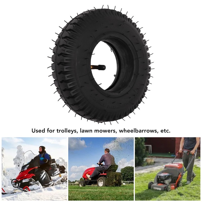 Rubber Pneumatic Tire Replacement Inflatable Inner Outer Tyres for Trolley