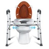 Deewow Deewow 28 inchs Raised Toilet Seat with Handles