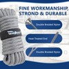 MALZE-NEWSEED 4 Pack 3/8" x 15' Dock Lines Double Braided