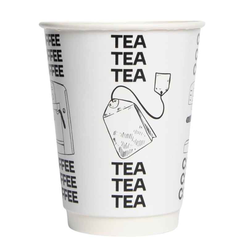 AIOS Plastic Free Aqueous Double Walled Coffee Cups with Sip