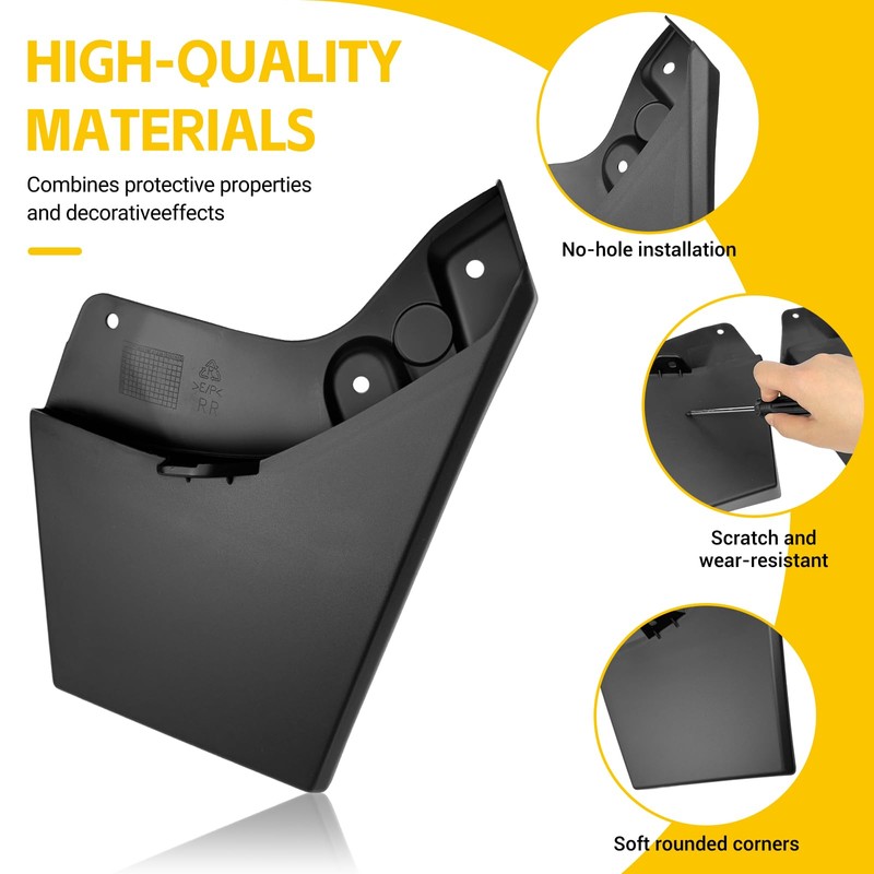 JTYZSM Mud Flaps for 2024 2025 Toyota Tacoma Mudguards Only