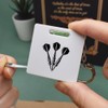 Azeeda 'Darts Set' Keyring Tape Measure/Spirit Level Tool (KM00038747)