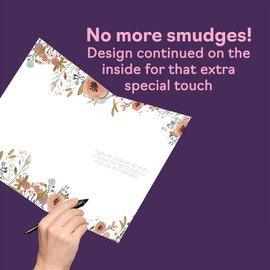 40th Anniversary Card for Women Men - Love Birds - Happy Wedding Anniversary Cards for Wife Husband Girlfriend Boyfriend, A5 Floral Bird Greeting Cards