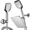 HotelSpa High Pressure 10.5 inch Square Rain – Handheld 3-way