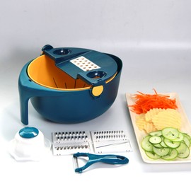 Living Glory Olive Cook Multi Slicer Drain Basket / 리빙글로리 올리브쿡 멀티 채칼 드레인 바스켓