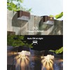 JACKYLED Solar Fence Lights 16 Pack Outdoor Solar Deck Light