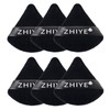 ZHIYE 6pcs Triangle Powder Puffs, Reusable Face Makeup Puff, Multifunctional