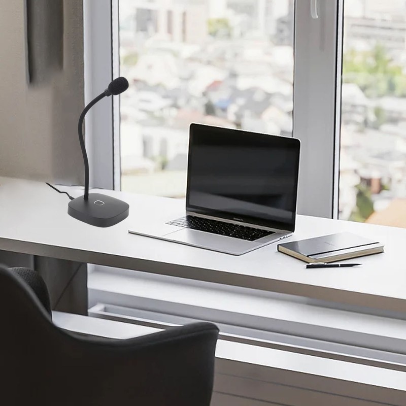 USB Computer Microphone PC Microphone Desktop Omnidirectional Condenser PC Laptop
