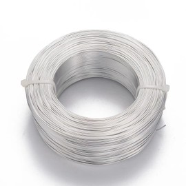 180 Feet 2mm Silver Aluminum Wire 12 Gauge Bendable Anodized Sculpting Metal Craft Wire Floral Armature Wire Weaving Wrapping for Dolls Skeleton Wreath DIY Jewelry Making