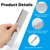 Dog Comb & Cat Comb, Stainless Steel Pet Comb, Gently
