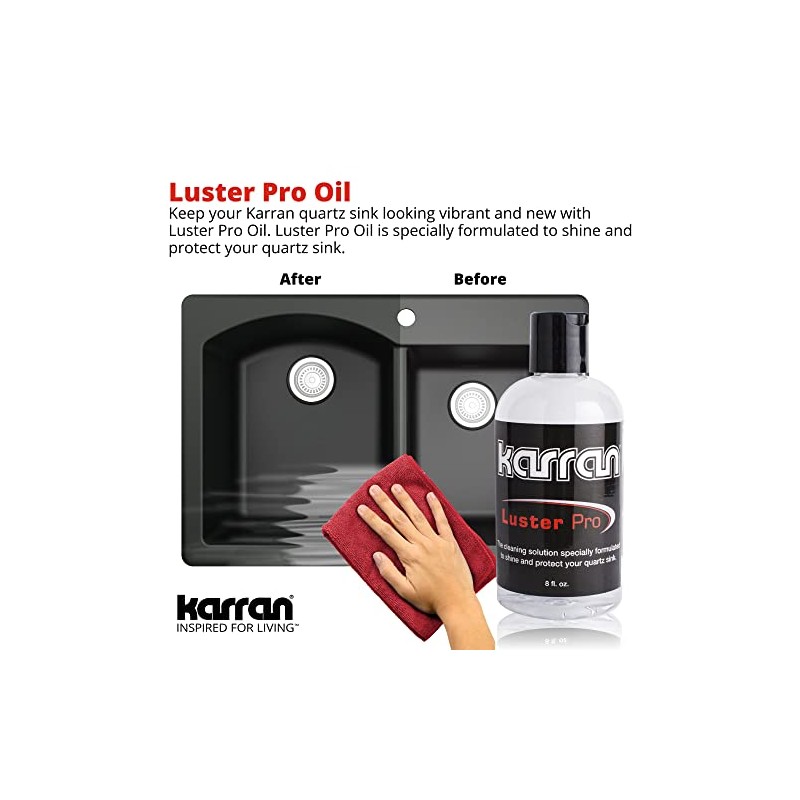 Karran Luster Pro Oil 8 fl. oz for Quartz/Granite Sinks
