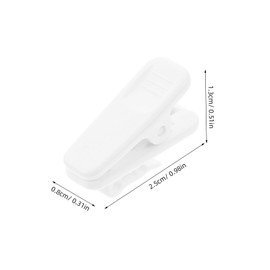 LABRIMP 10pcs Earphone Wire Clips Secure Headphone Cord Organizer for Easy Access Storage Lightweight Microphone Wire Holders for Music The Go for Commuting Exercising