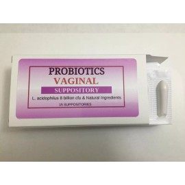 Nutritionalplus Probiotic Vaginal Suppository  - 15 count