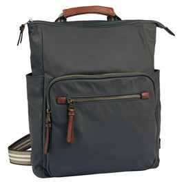 camel active Women's Bari Hobo Bag/Backpack Handbag, dark grey, M