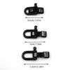 10PCS Alloy U Shaped Shackle Buckle with 4 Holes for