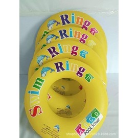 Thick Inflatable Adult Swim Ring for Influencers lf1784 Free Size/8 Abc Swim Ring [Adult] 30ea