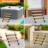 Toriexon Steel Stair Step Riser 2 Pack, 4-Step Steel Stair