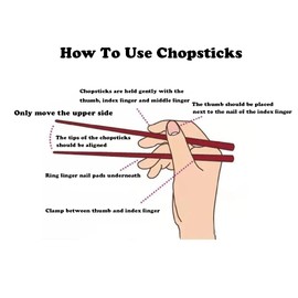 Limoer Wooden Chopsticks Reusable Japanese Style 5-Pairs Set of Natural Wood Chopsticks Gift Iron sword style 8.86 Inch