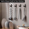 Metaliby 4 Pack Bathroom Hooks for Towels, Oil Rubbed Bronze