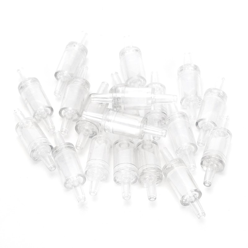 Aquarium White Check Valve Fish Tank One Way NonReturn Check