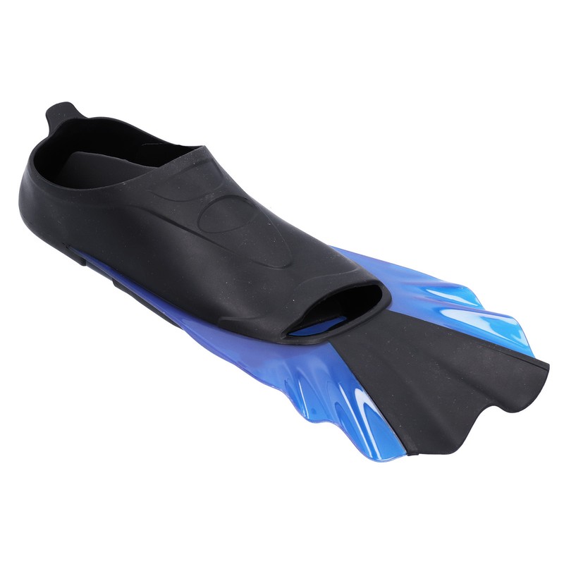Short Diving Training Fins Full Foot AntiSlip Soft Flippers for