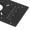 Router Table Insert Plate Aluminum Alloy Lift System Base Board