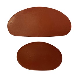 Pottery Tools Rubber Kidney Throwing Rib Smoothing Finishing Tool for Clay (One of Each)