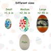 VESPLO Pisanki Hand Painted Wooden Easter Eggs - Traditional Decorative