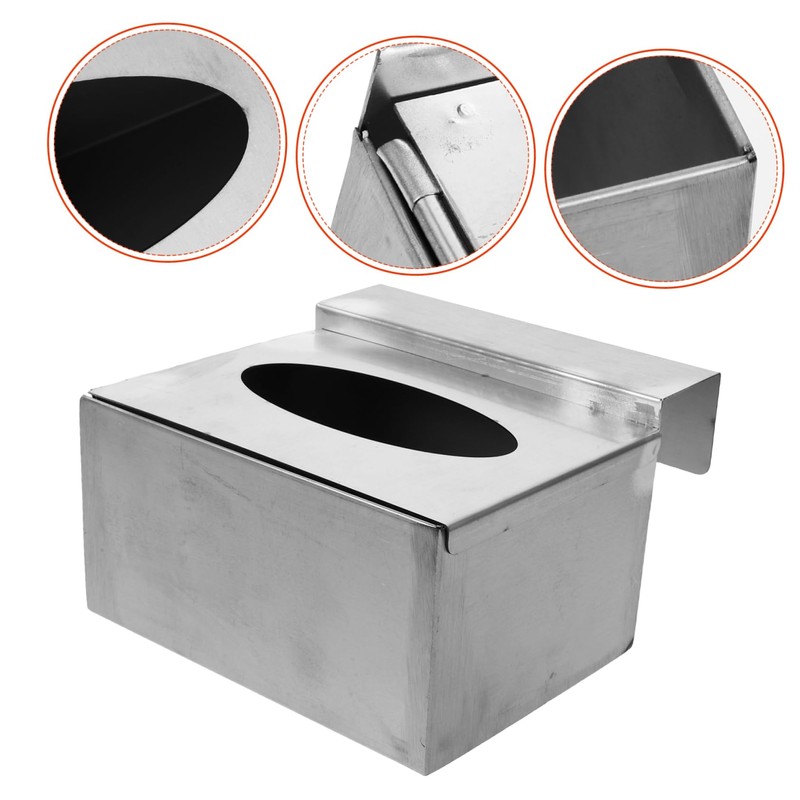 BIUDECO Hospital Glove Box Stainless Steel Wall Mount Glove Dispenser