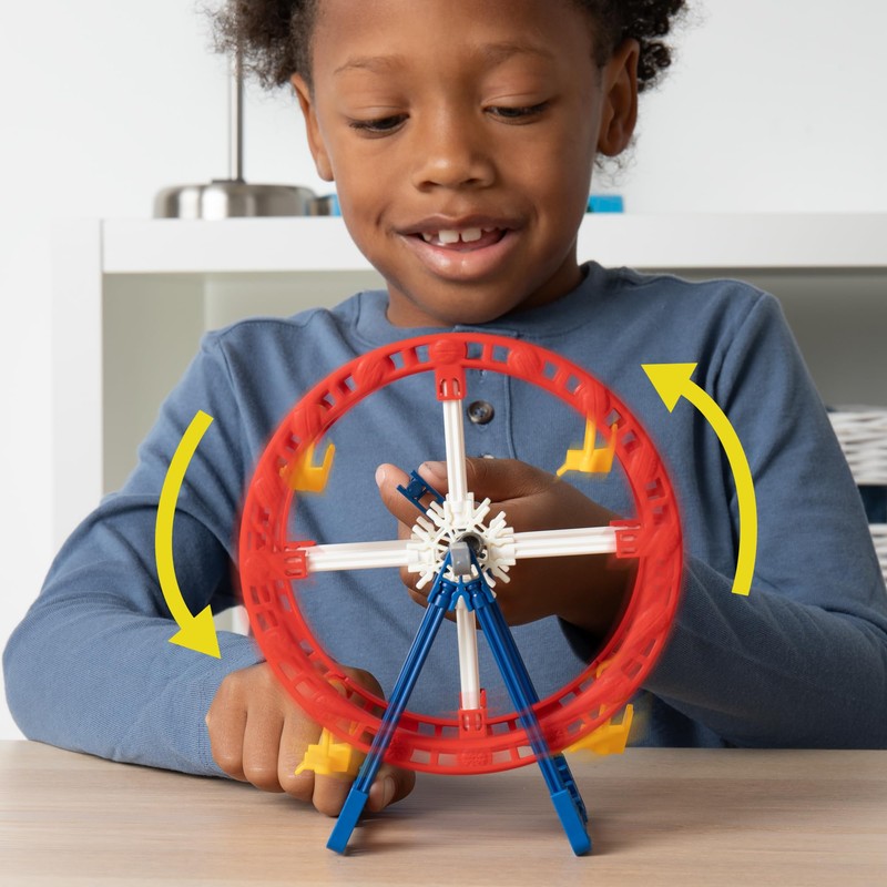 Basic Fun K'NEX Mini Ferris Wheel Building Set, 48 Pieces