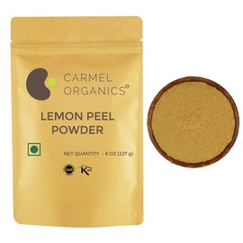 CARMEL ORGANICS Lemon Peel Powder (8 Oz or 227 Grams)