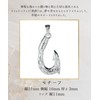Four Leaf Necklace, Pendant, Silver 925, Accessory, Fish Hook, 1.2