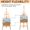 MEEDEN Large Painters Easel Adjustable Solid Beech Wood Artist Easel,