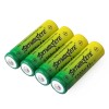 SkyWolfEye 4pcs SkyWolfEye 14500 Battery Rechargeable 3.7V 1200mAh Cell +USA
