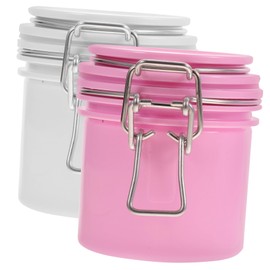 NOLITOY 2 Pack Lash Extension Glue Storage Jars Airtight Lash Glue Holder for Eyelash Glue Leak Proof Easy to Store