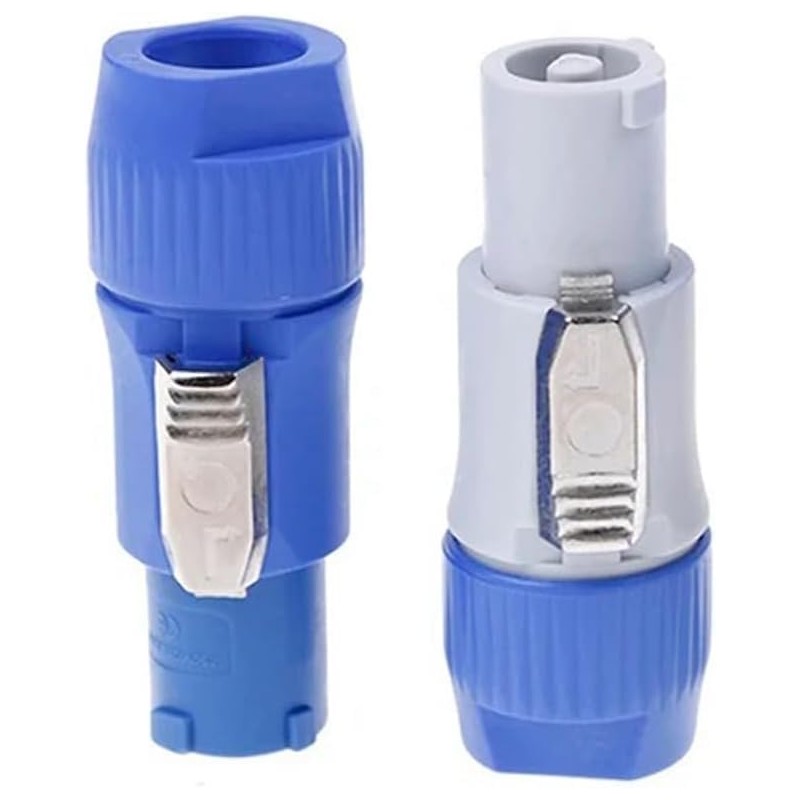 Smallterm 20pcs 3 Pin Powercon Plug NAC3FCA NAC3FCB Speakon Plug