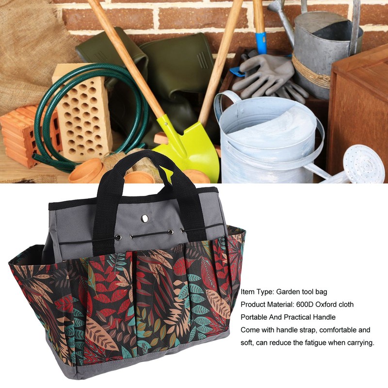 Garden Tote Bag Oxford Cloth Garden Tool Storage Bag Garden