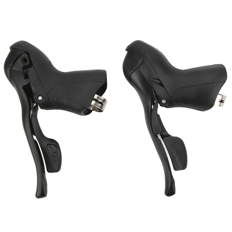 2Pcs 2x7 Speed Bike Shifter Brake Levers Aluminum Alloy PVC