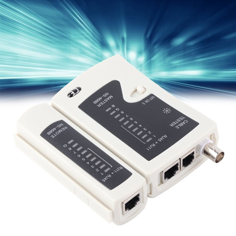 NS‑468B BNC Network Cable Tester Universal Rj45 Rj11 Wire Testers