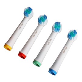 Reemplazo de la Seguridad y Eficiencia del Cepillo de Dientes, Energía, Cabezales de Cepillo de Dientes de 4 Piezas para Principiantes y Expertos, Amp