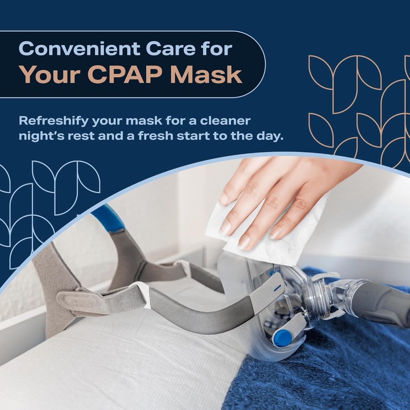 CPAP Mask Wipes (320 Count) + 8 Travel - Premium
