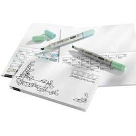 Copic Swatch Book, Detailing Full 358 Colour Spectrum Of Double Ended Marker Pens, In Ciao, Sketch, And Classic, Portable Design For Carrying Around With You, And Tracking Your Colour Collection