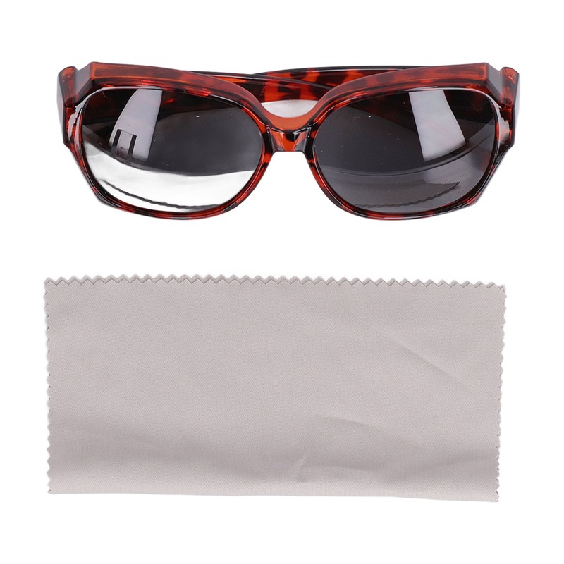 UV Protection Glasses Amber Anti Slip Lightweight Frame Polarized Sunglasses