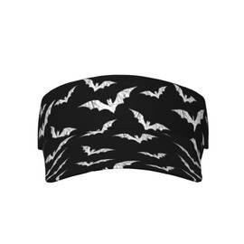 Gothic Goth Visor Hat,Moon and Sun Sports Sun Visor Hat, Adjustable Golf Hats for Women Men