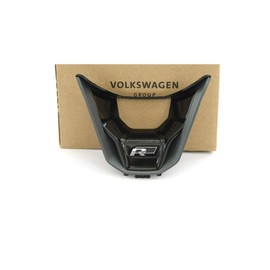 Volkswagen 3G0419659CUXQ Steering Wheel Tuning Clip Badge Black Chrome Gloss