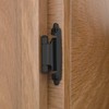 Chibery 10 Pack 1/2" Overlay Cabinet Hinges, Semi-Concealed Hinge, Cabinet